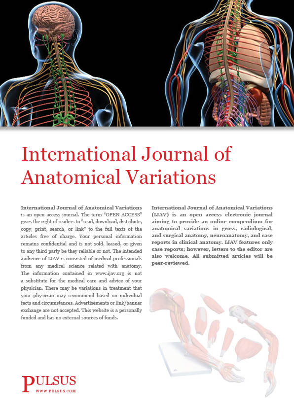 Internationale Zeitschrift für anatomische Variationen